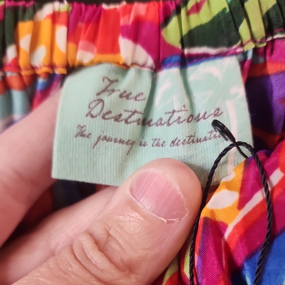 Vibrant Multicolor Swim Suit Cover-up - Picture 2 of 3